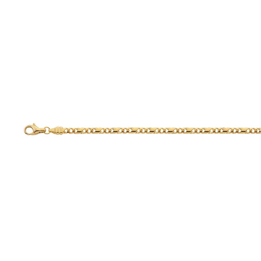Bracelet 8er-Kette poliert 21 cm