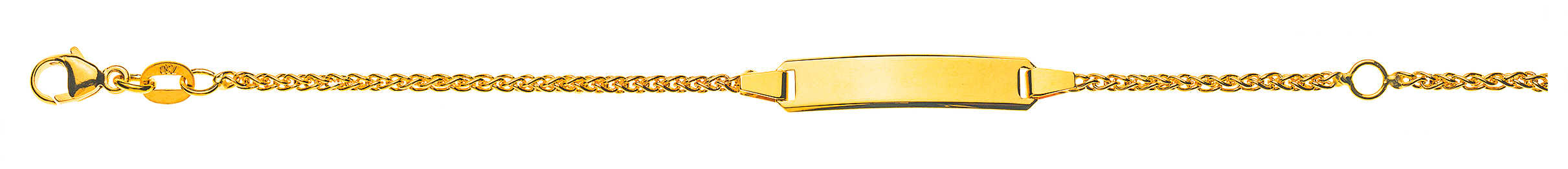 Bebe Bracelet Zopf Gelbgold 750 Kt.